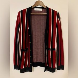 *VERY RARE* Vintage Brass Button Cardigan - Size LARGE